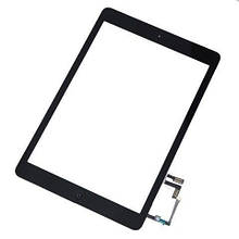 Сенсор iPad 9.7 2017 зі шлейфом та кнопкою меню (home) black (оригінал)