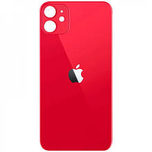 Задня крихітка (скло) iPhone 12 red (big hole)