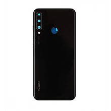 Задня кришка Huawei Y6P 2020 black (зі склом камери)
