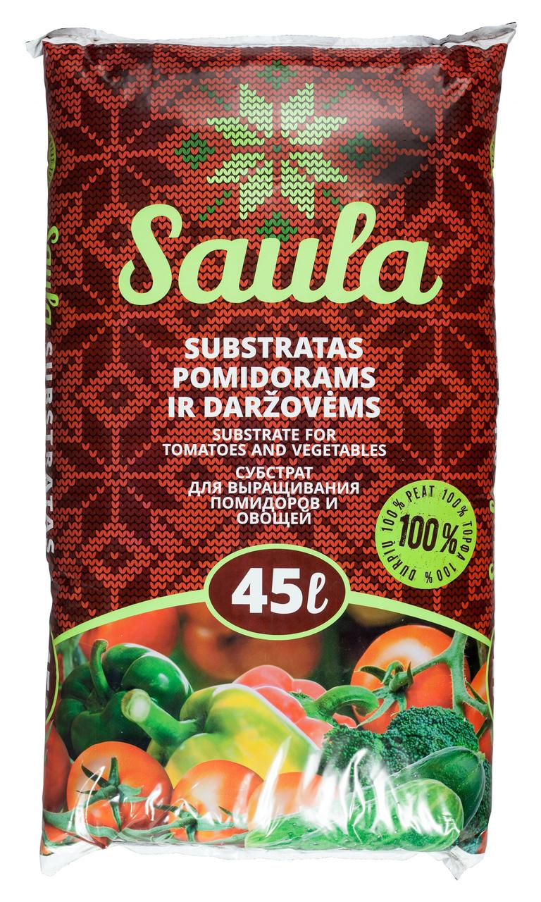 Торф'яний субстрат для овочів SAULA Remix 4 pH 5.5-6.5 об'єм 45 л