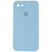 Silicone case for iPhone 7/8/SE 2020 ( 5) lilac (квадратний) square side
