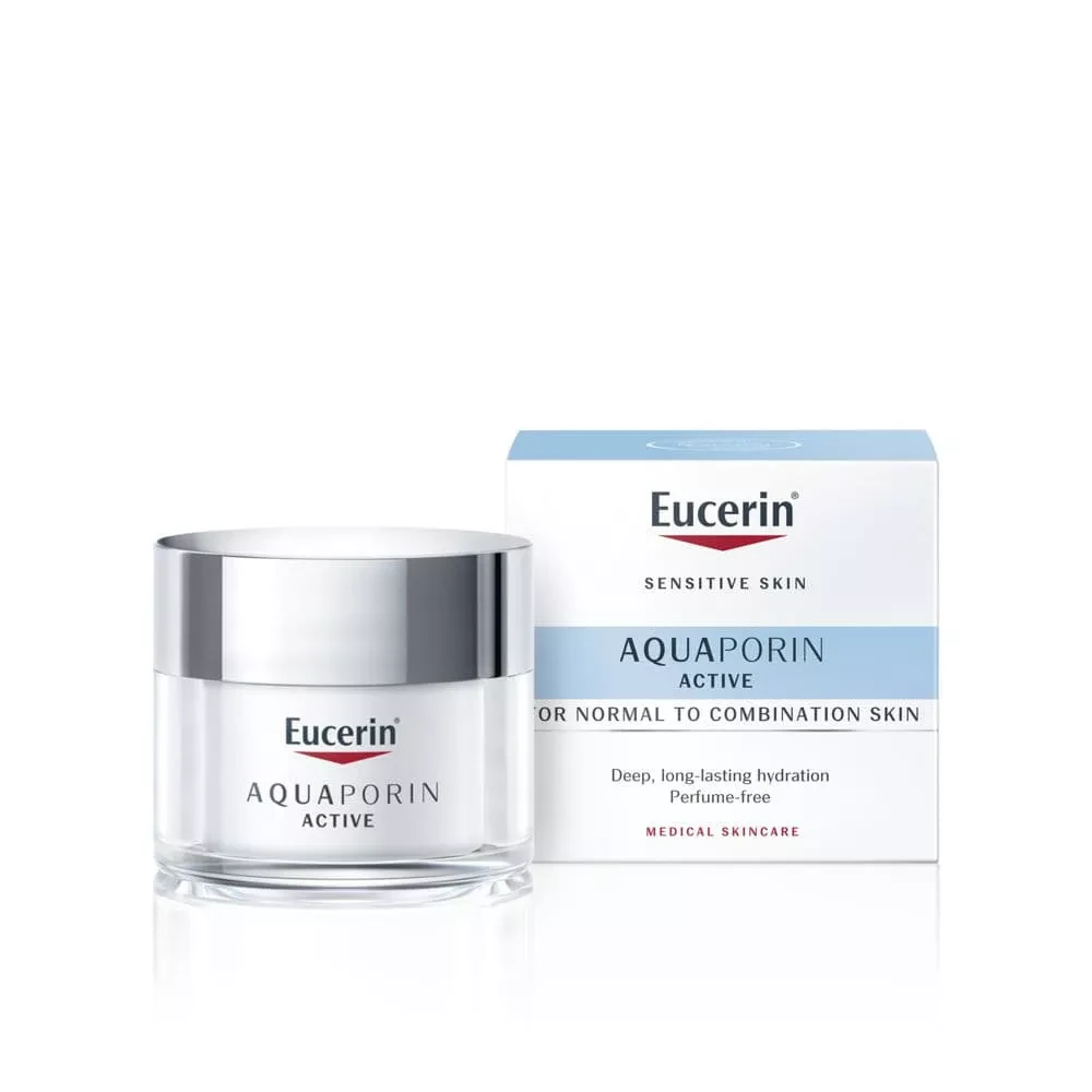 Крем для обличчя Eucerin Aqua Porin Active зволожувальний для нормальної та комбінованої шкіри 69779, 50 мл, фото 1