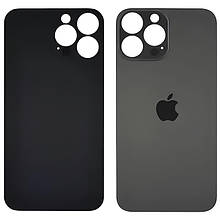 Задня кришка (скло) iPhone 13 Pro graphite (big hole)