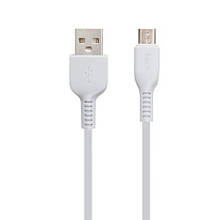USB кабель HOCO X20 Flash microUSB 2.4A 1m white