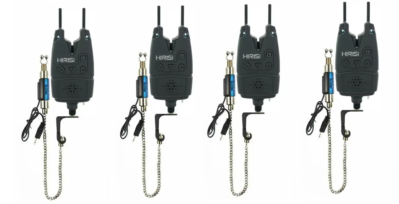 Комплект сигналізаторів та свінгерів Multi Color 4+4 шт для риболовлі