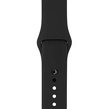 Ремінець силіконовий для Apple Watch 38/40/41 mm розмір L (18) Black