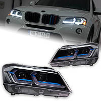 Світлодіодні передні фари  з DRL та сигнальними лампами для BMW X3 F25 (2010–2013)