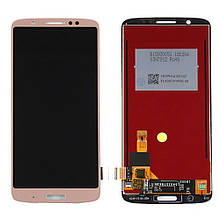Дисплей Motorola XT1926 Moto G6 Plus в зборі з сенсором gold