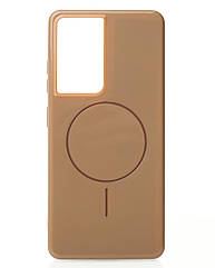 Чохол Glamour Case with MagSafe для Samsung S21 Ultra desert titanium