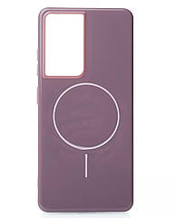 Чохол Glamour Case with MagSafe для Samsung S21 Ultra deep purple
