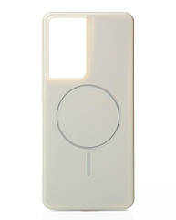 Чохол Glamour Case with MagSafe для Samsung S21 Ultra natural titanium