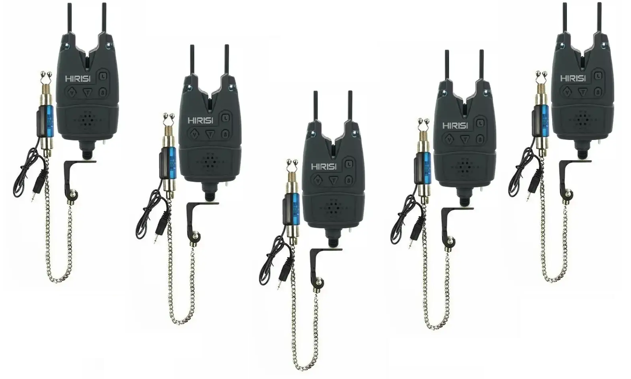 Комплект сигналізаторів та свінгерів Multi Color 5+5 шт для риболовлі