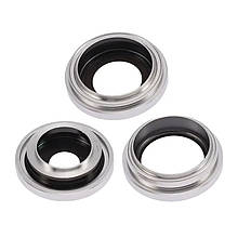 Скло камери iPhone 14 Pro/iPhone 14 Pro Max з рамкою silver (комплект 3шт)