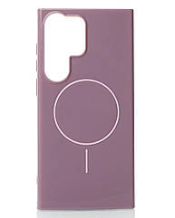 Чехол Glamour Case with MagSafe для Samsung S23 Ultra deep purple