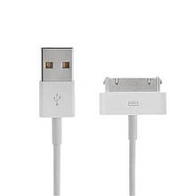 USB кабель Apple iPhone 4, 1м білий (Foxconn)