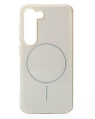 Чехол Glamour Case with MagSafe для Samsung S23 natural titanium