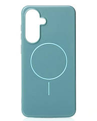 Чехол Glamour Case with MagSafe для Samsung A56 wave blue