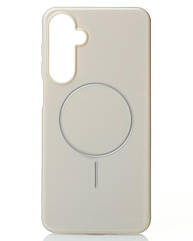 Чехол Glamour Case with MagSafe для Samsung A26 natural titanium