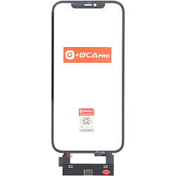 Сенсорний екран iPhone 12 Pro Max чорний, без мікросхеми, з OCA-плівкою, + шлейф, оригінал PRC G+OCA PRo