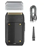 Електробритва шейвер Waterproof VGR V 353 USB акумулятор мережа, фото 4
