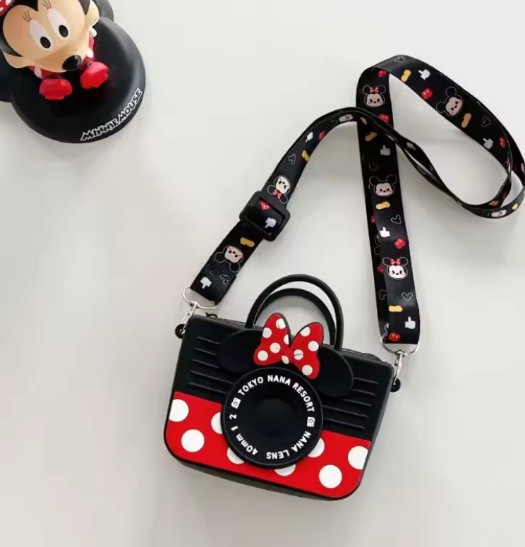 Силіконова сумочка для дівчинки Міні Маус  Minnie Mouse фотоапарат