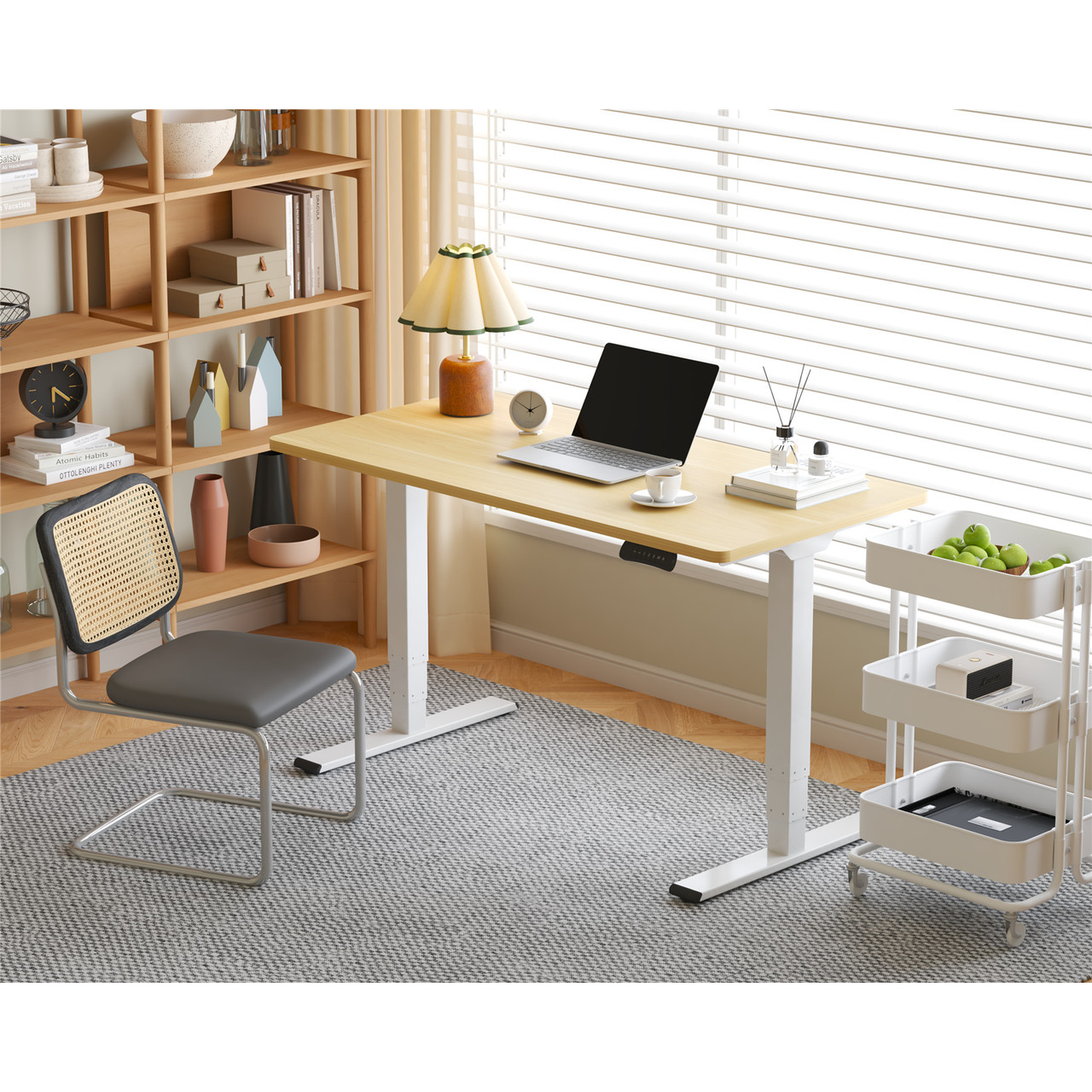 Стіл з регулюванням висоти FlexiSpot E5W White