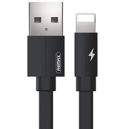USB кабель Lightning Remax Kerolla RC- 094i, 2.4A 2m black, фото 1