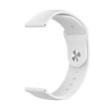 Ремінець силіконовий Samsung Galaxy Watch 22mm Apple watch design White