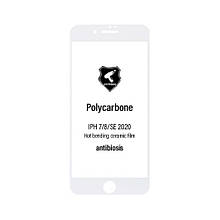 Захисна плівка iPhone 7/8/SE 2020 4.7 (3D, біла) Polycarbone