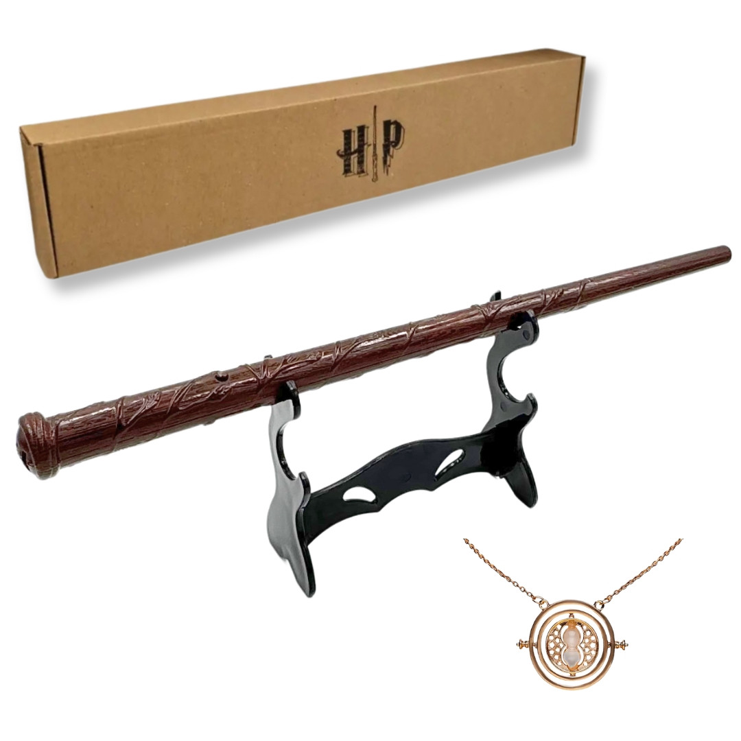 Ігровий набір Герміона Грейнджер: чарівна паличка (звук, світло), підставка, кулон, фото 1
