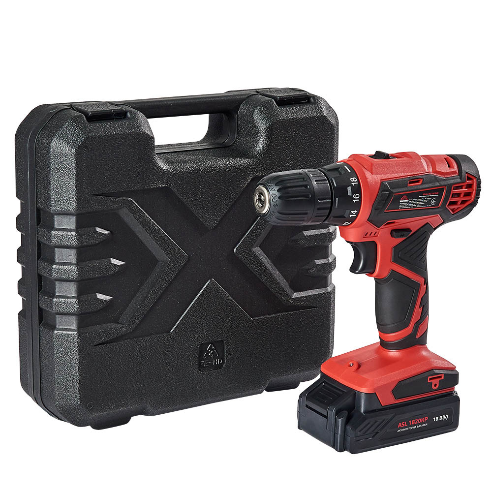 Дриль-шурупокрут акумуляторний Vitals AU 18/2KP, фото 1