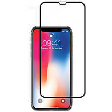 Скло iPhone X/ XS/ 11 Pro 5.8 (0.3 мм, 5D/ 10D, чорне) ТОП