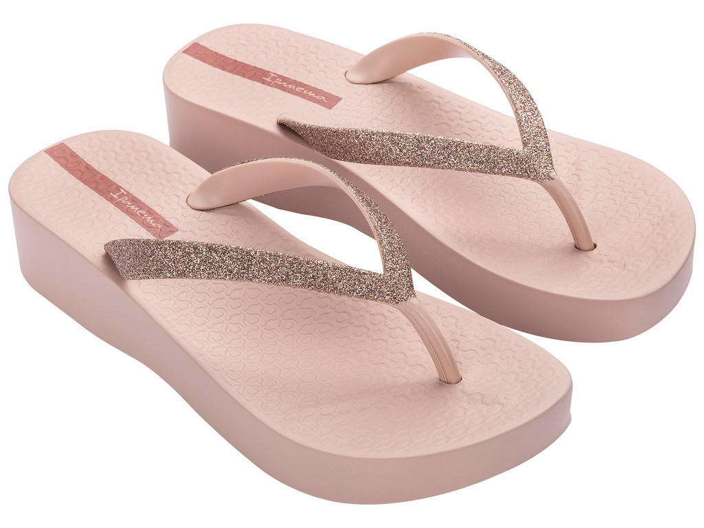 Жіночі тапки на середній танкетці Ipanema Mesh Chic Plat Fem