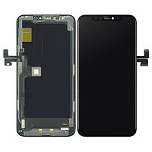 Дисплей iPhone 11 Pro Max в зборі з сенсором та рамкою black (знятий оригінал)