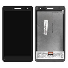 Дисплей до планшету Huawei MediaPad T1-701U (Ver 2) в зборі з сенсором black (оригінал)