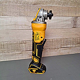 Надійна болгарка DeWalt DCG413N Потужна акумуляторна болгарка 48V 6.0AH Кутова шліфмашина Девольт, фото 4