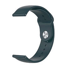 Ремінець силіконовий Samsung Galaxy Watch 20mm Apple watch design Cosmos Blue