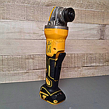 Надійна болгарка DeWalt DCG413N Потужна акумуляторна болгарка 48V 6.0AH Кутова шліфмашина Девольт, фото 5