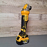 Надійна болгарка DeWalt DCG413N Потужна акумуляторна болгарка 48V 6.0AH Кутова шліфмашина Девольт, фото 6