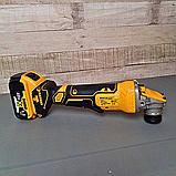 Надійна болгарка DeWalt DCG413N Потужна акумуляторна болгарка 48V 6.0AH Кутова шліфмашина Девольт, фото 10