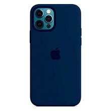 Silicone case for iPhone 12/ 12 Pro (45) Army Green (закритий низ)