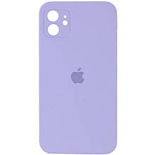 Silicone case for iPhone 11 (39) Elegant Purple (квадратний) square side
