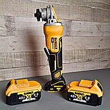 Професійна акумуляторна шліфмашина DeWalt DCG406Nt в кейсі Кутова АКБ болгарка 48V 6.0AH, фото 2