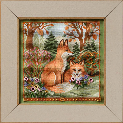 Набір для вишивки від Mill Hill Fall Foxes / Осінні лисиці MH142524