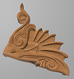 Дерев'яний різьблений декор для меблів/ Декор кутовий/ Код ДУ15, фото 3