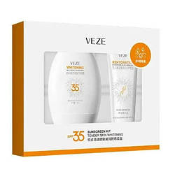 Набір 2в1 сонцезахисних кремів Veze SPF 35