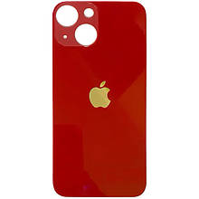 Задня кришка (скло) iPhone 13 mini red (big hole)