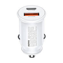 АЗП Remax RCC-231 Chanyo Series 30W 1USB QC +1Type-C PD silver