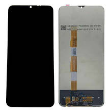 Дисплей Vivo Y11s/Y12a/Y12s/Y15a/Y15c/Y15s/Y20/Y20i/Y20s в зборі з сенсором black service pack