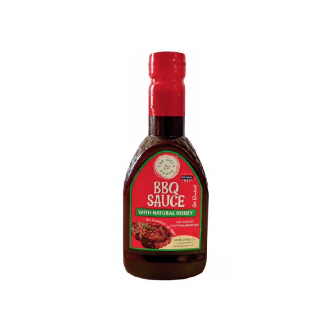 Соус The Holy Sauce BBQ Sauce Honey, 440мл, фото 1